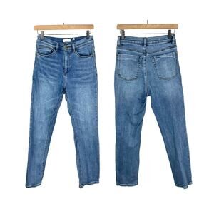 A loves A | Size 27 Medium Wash High Rise Straight Leg Jeans